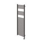Flomasta 1600mm x 500mm 1706BTU Black Flat Electric Towel Radiator