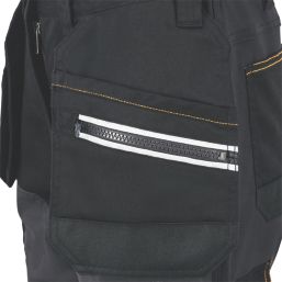 Site Kilani Womens Stretch Trousers Black / Grey Size 14 28" L