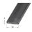 Essentials Black Flat Profile 1m x 30mm x 4mm
