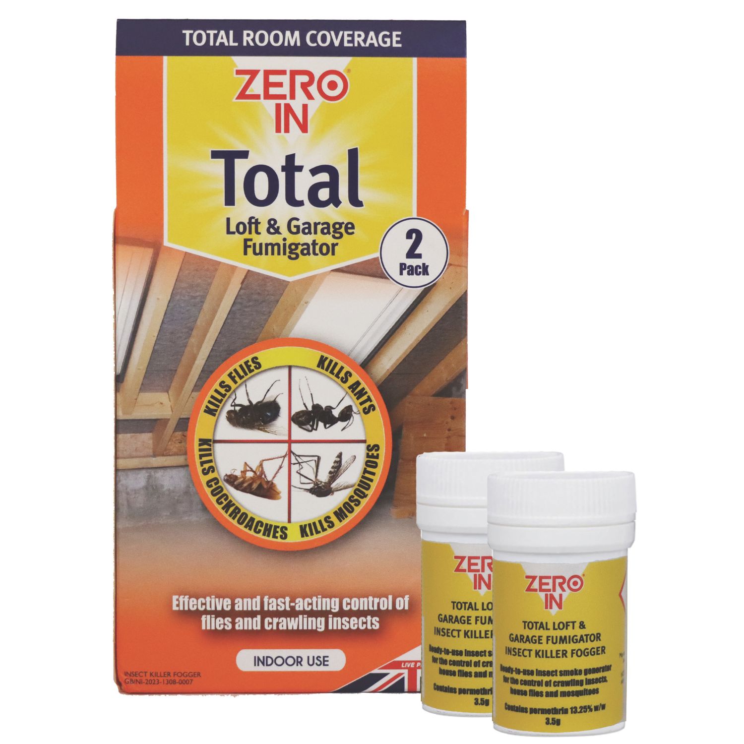 Zero In Total Insect Fumigator 3.5g 2 Pack (558CR)