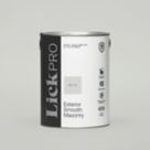 LickPro 5Ltr Smooth Grey 01 Masonry Paint