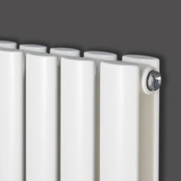 Ximax Fortuna Duplex 1000mm x 410mm 2495BTU White Vertical Designer Radiator