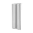 Ximax Fortuna Duplex 1000mm x 410mm 2495BTU White Vertical Designer Radiator