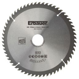 Erbauer  Wood Circular Saw Blade 210mm x 30mm 60T