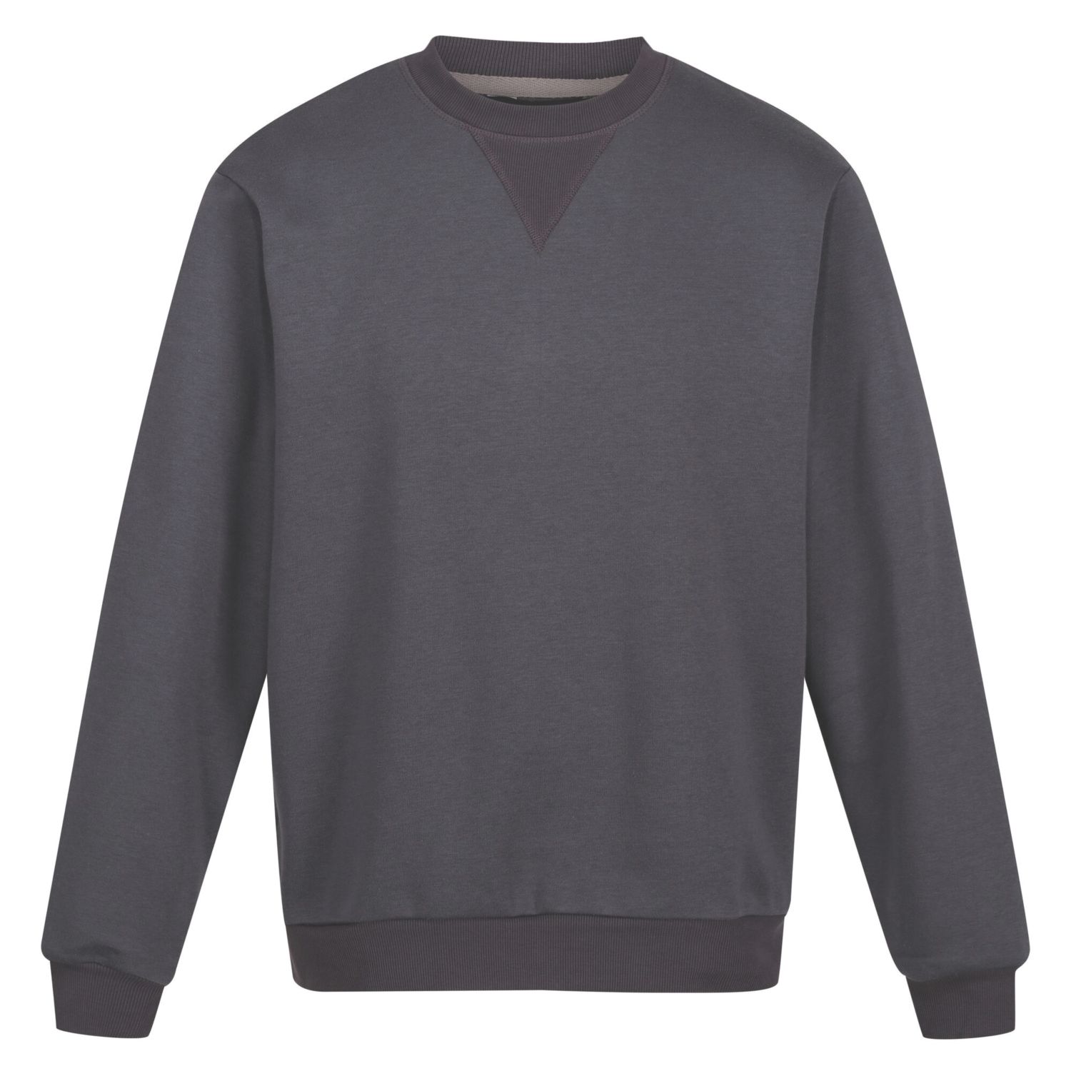 Regatta Pro Crew Neck Sweatshirt Seal Grey 2X Large 50" Chest (558JR)