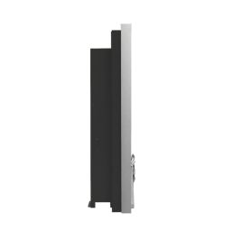 Be Modern Ember Chrome Remote Control Inset Electric Fire 510mm x 172mm x 612mm
