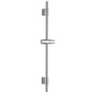 Swirl  Shower Rail with Slider Chrome 700mm