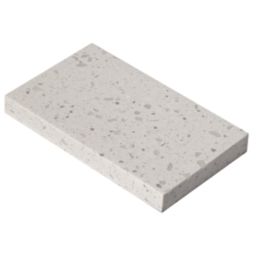 Metis  Ice Kitchen Worktop with 1 Bowl Stainless Steel Sink 3050mm x 620mm x 15mm