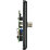 Knightsbridge  1-Gang Coaxial TV & F-Type Satellite Socket Matt Black with Black Inserts