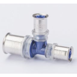 Wavin Tigris K5 Multi-Layer Composite Press-Fit Reducing Tees 25mm x 16mm x 16mm 10 Pack