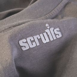 Scruffs  Short Sleeve Worker T-Shirt Graphite X Large 45.5" Chest