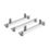 Van Guard VG333-3 Vauxhall Vivaro 2019 on ULTI Van Roof Bars 1400mm