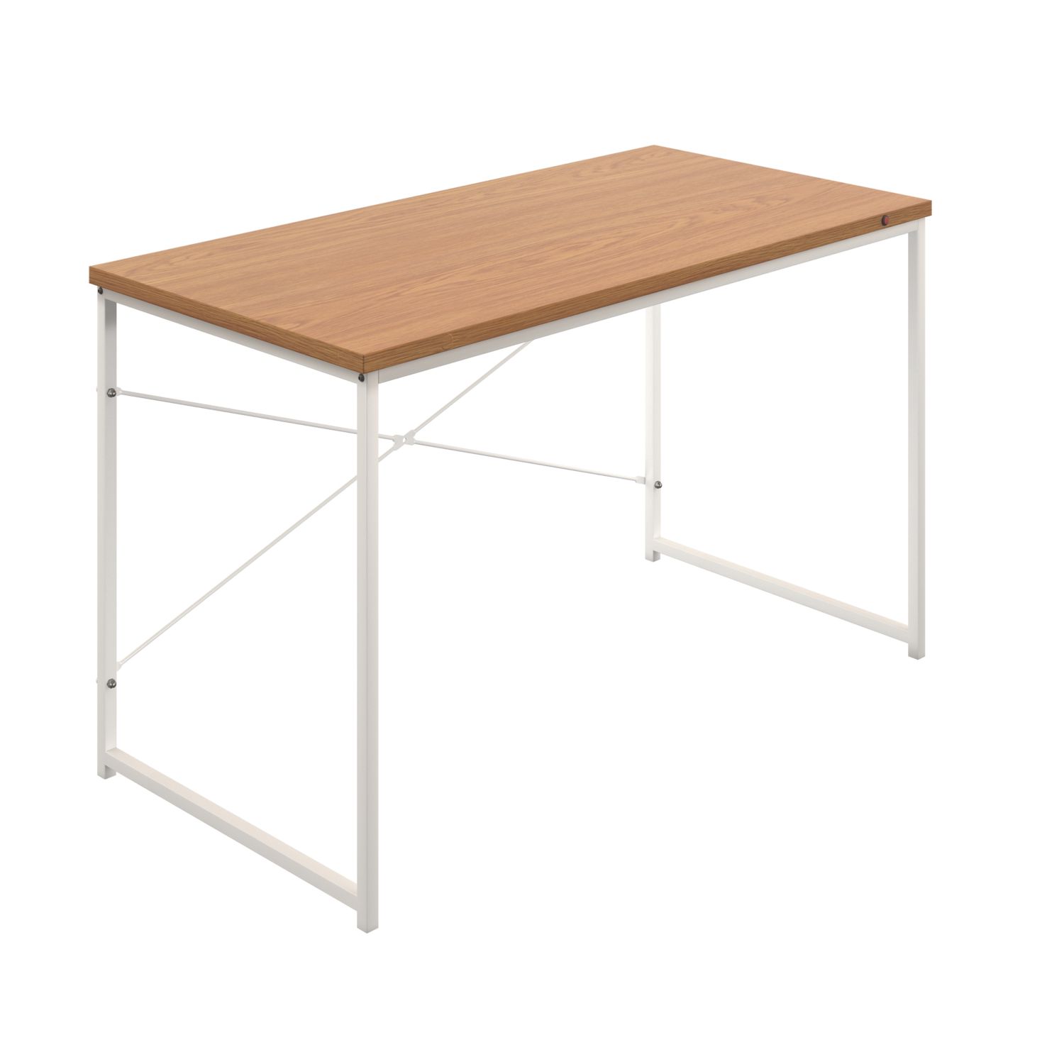 TC Group Okoform Rectangular Heated Desk Nova Oak/White 600mm x 1200mm (558TT)