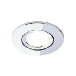 Spa Como Adjustable  Fire Rated LED Downlights Chrome 5W 500lm 4 Pack