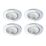 Spa Como Adjustable  Fire Rated LED Downlights Chrome 5W 500lm 4 Pack