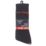Lee Cooper LCSCK603 Heavy Duty Work Socks Black 7-11 5 Pairs
