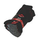 Lee Cooper  Heavy Duty Work Socks Black Size 7-11 5 Pack