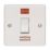 Crabtree Capital 20A 1-Gang DP Washing Machine Switch White with Neon