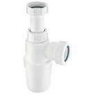 McAlpine  Adjustable Inlet Bottle Trap White 32mm