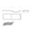 Essentials P-Shaped Curved Shower Bath Front Panel 1700mm White Gloss