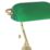 Eglo Banker Table Lamp Brass/Green