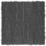 Apollo Black Composite Interlocking Decking Tiles 24mm x 0.3m x 0.3m 9 Pack