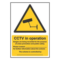 Essentials "CCTV In Operation" Sign 420mm x 297mm