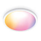 WiZ SuperSlim RGB & White LED Smart Ceiling Light White 22W 2450lm