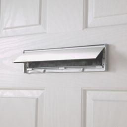 Stormguard Brush Letter Plate Matt Silver 292mm x 75mm