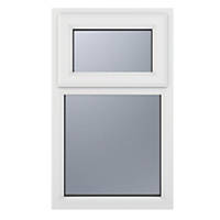Crystal  Top Opening Double-Glazed Casement White uPVC Window 905 x 1115mm