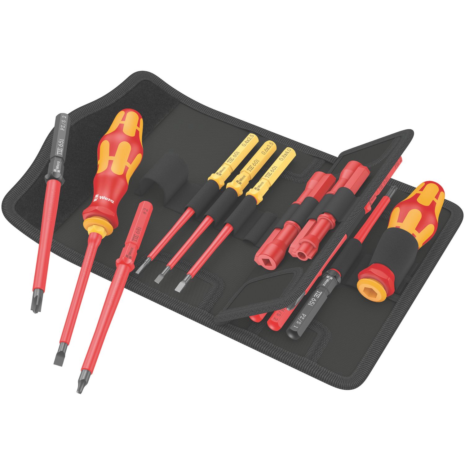 Wera Kraftform Kompakt 18 Imperial 1 Tool Finder VDE Interchangeable Insulated Screwdriver Set 18 Pieces (559VM)