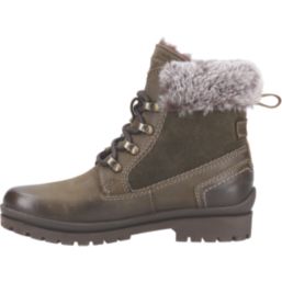 Cotswold Evenlode Size 8 Womens Khaki Waterproof  Non Safety Work Boots