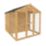 Mercia Staffordshire 6' x 8' (Nominal) Apex Shiplap T&G Timber Dog Kennel