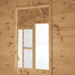 Mercia Staffordshire 6' x 8' (Nominal) Apex Shiplap T&G Timber Dog Kennel