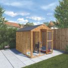 Mercia Staffordshire 6' x 8' (Nominal) Apex Shiplap T&G Timber Dog Kennel