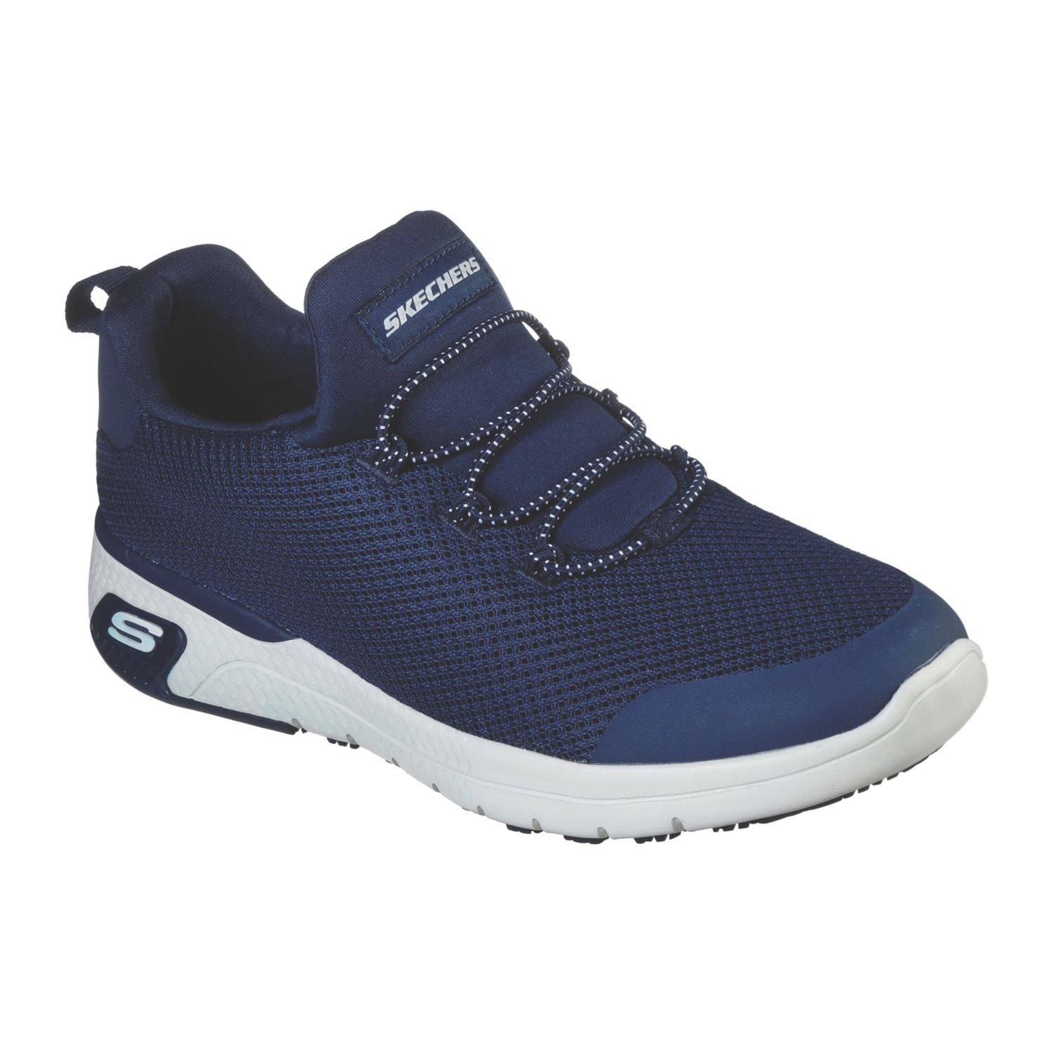 Skechers Marsing - Waiola SR Size 6 Womens Navy Slip-On Occupational Trainers (559YP)