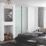 Spacepro Classic 2-Door Framed Glass Sliding Wardrobe Doors White Frame Arctic White Panel 1793mm x 2260mm