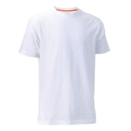 Scruffs Eco Worker Short Sleeve T-Shirt White X Large 45" Chest