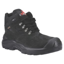 U-Power Dude GTX Size 7  Black Water-Resistant  Safety Boots