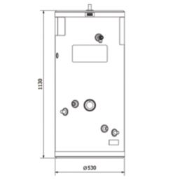 Gledhill  Indirect Unvented  Hot Water Cylinder 170Ltr