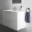 Ideal Standard i.life A Wall-Hung Vanity Unit with Chrome Handles & Basin Matt White 1000mm x 440mm x 630mm