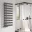 Reina 780mm x 500mm 775BTU Gunmetal Flat Designer Towel Radiator