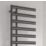 Reina 780mm x 500mm 775BTU Gunmetal Flat Designer Towel Radiator