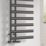 Reina 780mm x 500mm 775BTU Gunmetal Flat Designer Towel Radiator