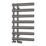 Reina 780mm x 500mm 775BTU Gunmetal Flat Designer Towel Radiator