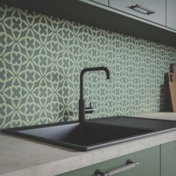 Wilsonart Moss Tessera Green Splashback 3050mm x 750mm x 4mm