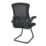 Nautilus Designs Luna Medium Back Cantilever/Visitor Chair Black