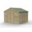 Forest Beckwood 10' x 9' 6" (Nominal) Apex Shiplap Timber Shed with Base