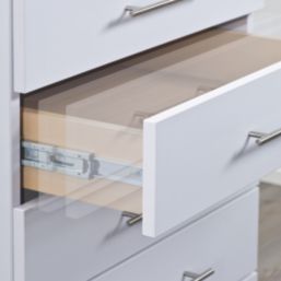 Essentials Steel Soft-Close Ball Bearing Drawer Runners 450mm 2 Pack