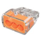 Ideal  32A 3-Way Push-Wire Connectors 100 Pack